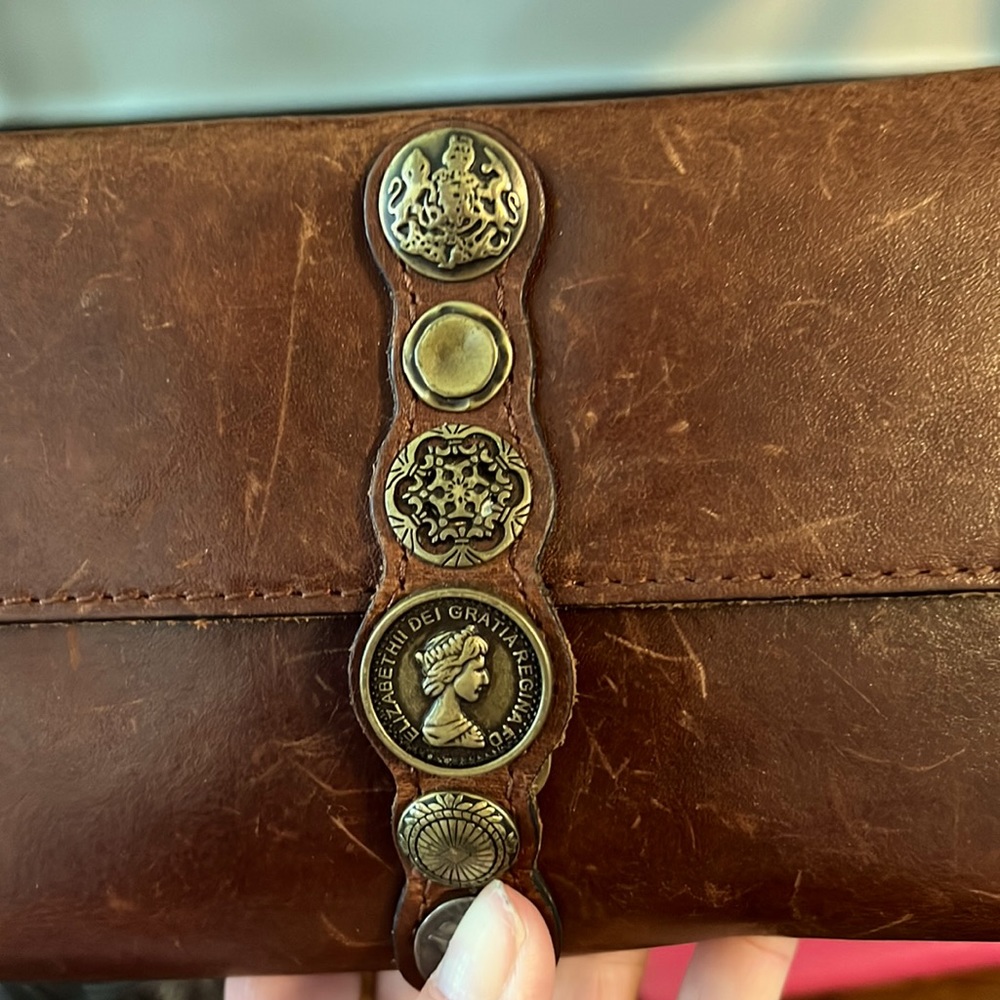 Brown leather nice wallet